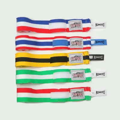 Professional National Flag Series Hand Wraps KON-502 – Durable 3.5M Polyester Support | Bänder für Kampfsport mit Nationalflaggen-Design