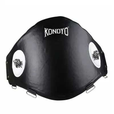 Professional Combat Abdominal Protector KON-910 – Durable PU Artificial Leather Shield | Bauchschutzgürtel für Kampfsport
