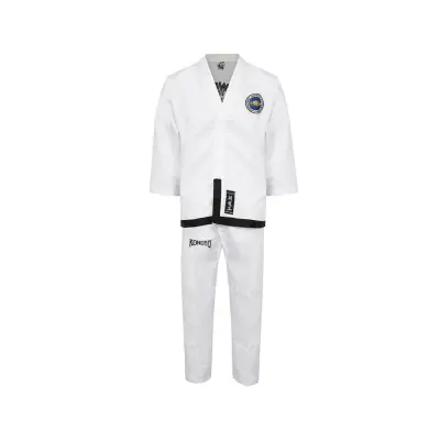 Professional Taekwondo Uniform KON-2507 – Blended Fabric Training Gi with Traditional Detailing | Uniforme de Taekwondo Professionnel en Mélange de Tissu
